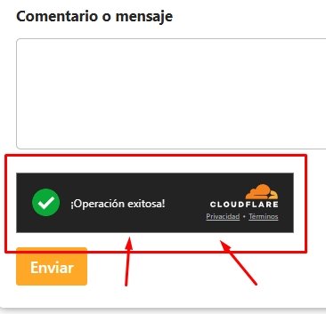 Captcha de Cloudflare Turnstile